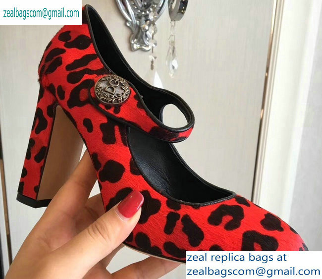 Dolce & Gabbana Leopard Print Pony Hair Pumps 04 2019 - Click Image to Close